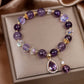 🎁PERFECT GIFT FOR LOVE💞- Natural Amethyst Water Drop Bracelet