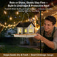 🏆Last Day Promo: 55% OFF 🎖️Solar‐Powered Hanging Bird Feeder with Glow – Sturdy Metal Hopper Design🌙🐦