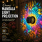 🌀💥Limited Sale -50% OFF🌞💡Solar Mandala Wall Light | Outdoor Garden Fence Projector Lamp 🪐🌌