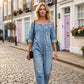 ⏳LIMITED-TIME 49% OFF!🔥 Loose Fit Wide-Leg Overall Jumpsuit with Pockets – Effortless Comfort & Style ✨