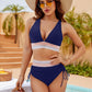 ⏰Last Day Promotion 60% OFF -⏳2025 High Waisted Tummy Control Color Block Bikini Sets
