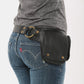 Faux Leather Waist Bag for Women Men Waist Belt Bag Drop Leg Thigh Bags