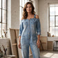 ⏳LIMITED-TIME 49% OFF!🔥 Loose Fit Wide-Leg Overall Jumpsuit with Pockets – Effortless Comfort & Style ✨