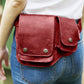Faux Leather Waist Bag for Women Men Waist Belt Bag Drop Leg Thigh Bags