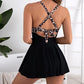 🩱Women's Cutout One Piece Skirt Swimsuit