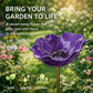 🔥Hot Sale-50% Off🌺Handmade Metal Flower Garden Stake🐦