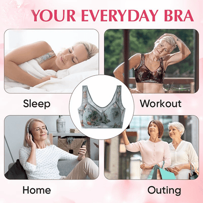 Summer Promotion🎁 Super gather bra | Ice Silk Lace Cooling Comfort Bra