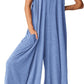 🦋Women's Casual V-Neck Sleeveless Wide Leg Jumpsuit
