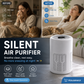 🥳2026 HOT SALE🔇 50% OFF! Silent Air Purifier – Multi‑layer filtration, ultra‑quiet sleep mode. Covers 30‑50m², one‑touch operation. Breathe clean, rest easy. No more sneezing at night! 🛌✨