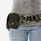 Faux Leather Waist Bag for Women Men Waist Belt Bag Drop Leg Thigh Bags