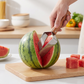🔥Last Day Sale 60% OFF⏰Stainless Steel Watermelon Slicer with Wooden Handle – Clean & Quick Portioning