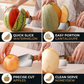 🔥Last Day Sale 60% OFF⏰Stainless Steel Watermelon Slicer with Wooden Handle – Clean & Quick Portioning