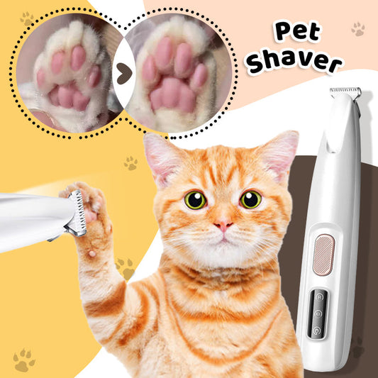 😻LIMITED TIME DISCOUNT😻Waterproof Rechargeable Pet Shaver with LED Light🐕