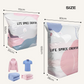 🥳LAST DAY BUY 2 GET 1 FREE!!💞🧳No‑Pump Vacuum Storage Bags – Press & seal, no pump needed. Saves 80% space, keeps clothes dry & dust‑free. Perfect for bulky bedding & off‑season gear. 🛏️🗄️