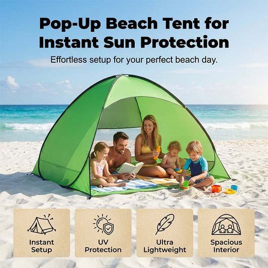 🔥 2026 New Product Launch! 🔥Automatic Pop-Up Beach Tent