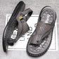 Men's Breathable Soft Leather Outdoor Sandals With Latex footpads
