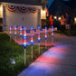 Last Day 50% OFF🔥8 Solar American Flag Pathway Lights – Red, White & Blue Yard Glow for 250th Independence Celebration 🇺🇸✨