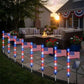 Last Day 50% OFF🔥8 Solar American Flag Pathway Lights – Red, White & Blue Yard Glow for 250th Independence Celebration 🇺🇸✨