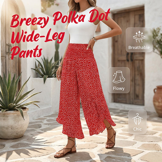 🔥Women’s Flowy High Waist Wide-Leg Pants – Slimming, Comfy & Chic