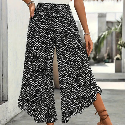 🔥Women’s Flowy High Waist Wide-Leg Pants – Slimming, Comfy & Chic