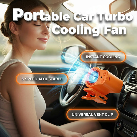 2026 New⏳Limited-time Special Price: £8.99!!🔥Hands-Free Personal Cooling Fan with LED Display For Car